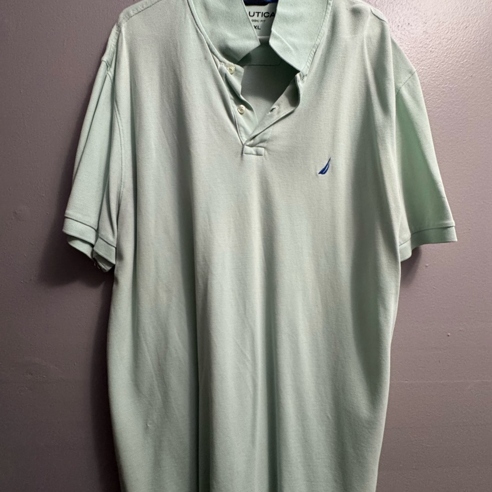 Nautica Men's Mint Polo Shirt
